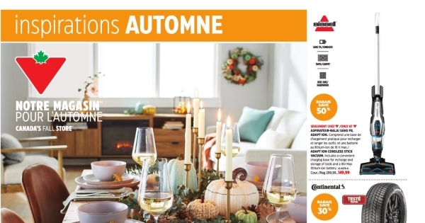 Circulaire Canadian Tire - Inspirations Automne